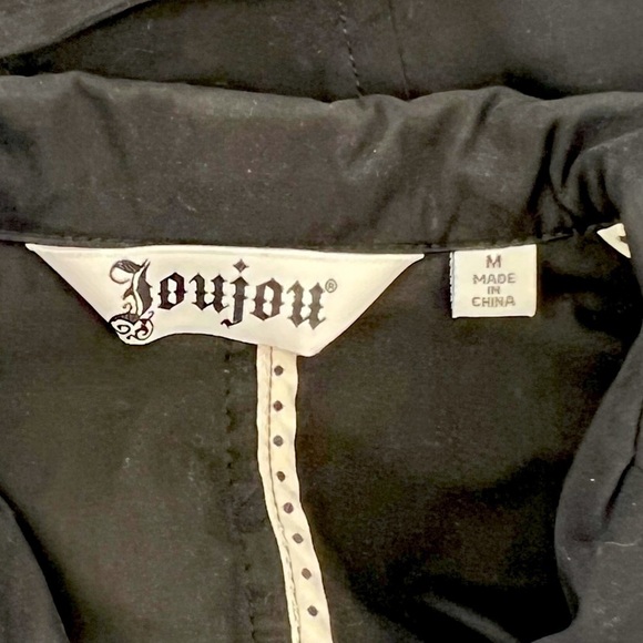 Bonjour Black Button Up Pea Coat Size Medium Girl’s - Picture 2 of 5